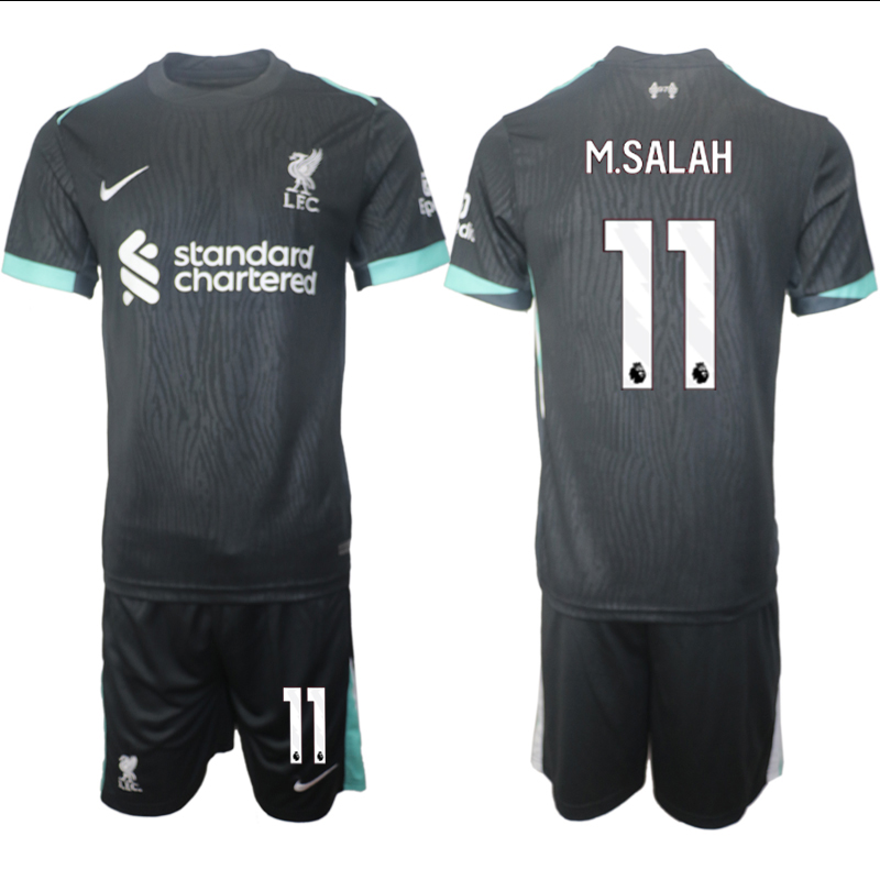 Men 2024-2025 Club Liverpool away Black #11 Soccer Jersey->->Soccer Club Jersey